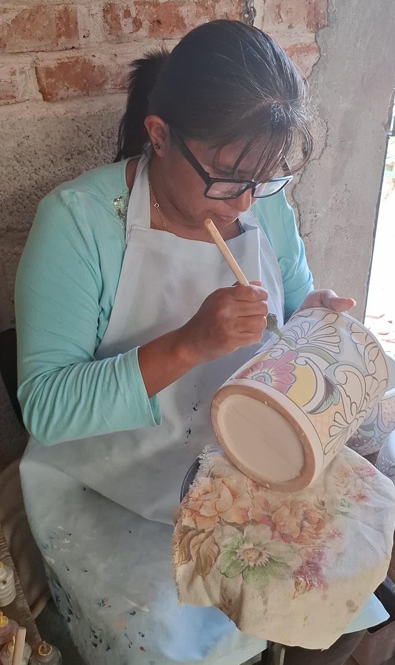 Utensil Holder For Counter Extra Large Utensil Holder, Mexican Talavera Pottery Kitchen Decor, Drawer Organizer, Spoon Holder, Ceramic Mexico Decor for Home Spatula Holder, Mexican Vase, Spoon Rest