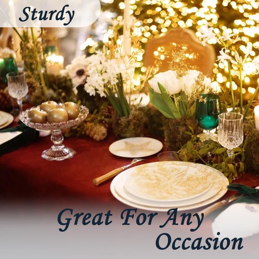 Plastic Wine Glasses，Plastic Goblets Vintage Style Cordial Drinking Glasses for Wedding Reception, Grand Event Party Supplies (48, transparent)