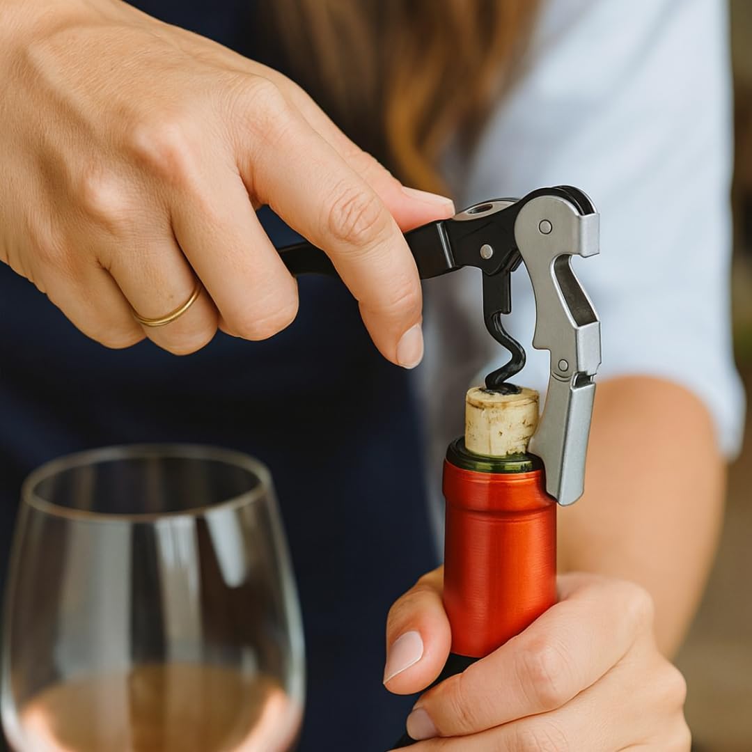 The Wine Chic Engraved Wine Key Corkscrew with Quote and Funny Sayings, Unique Back to School Gifts for Moms and Wine Lovers (Homework Helper (Liquid Edition))