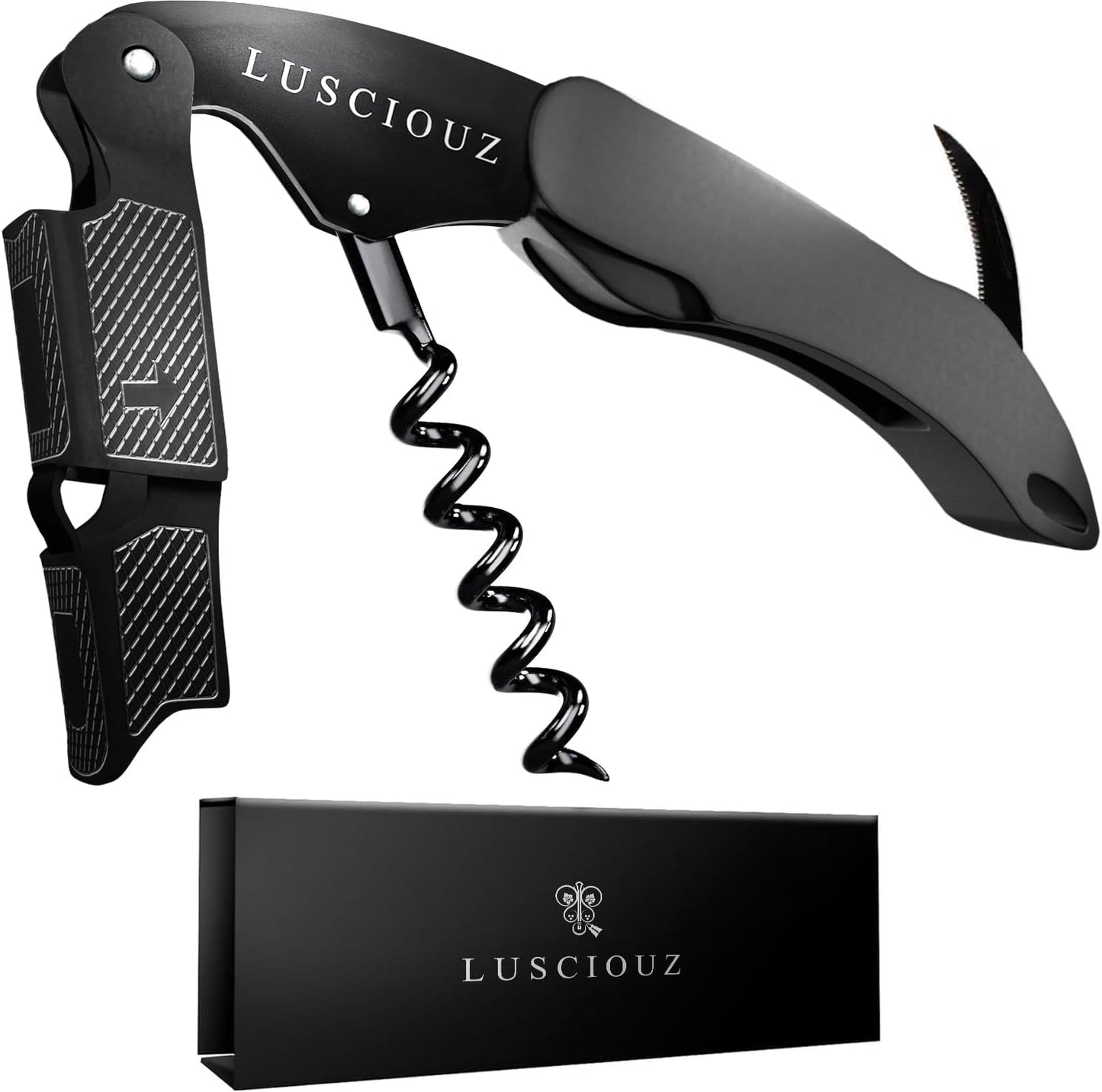 Zero Resistance Corkscrew Silent Wine Bottle Opener Waiters Corkscrew Wine Key Made in Japan