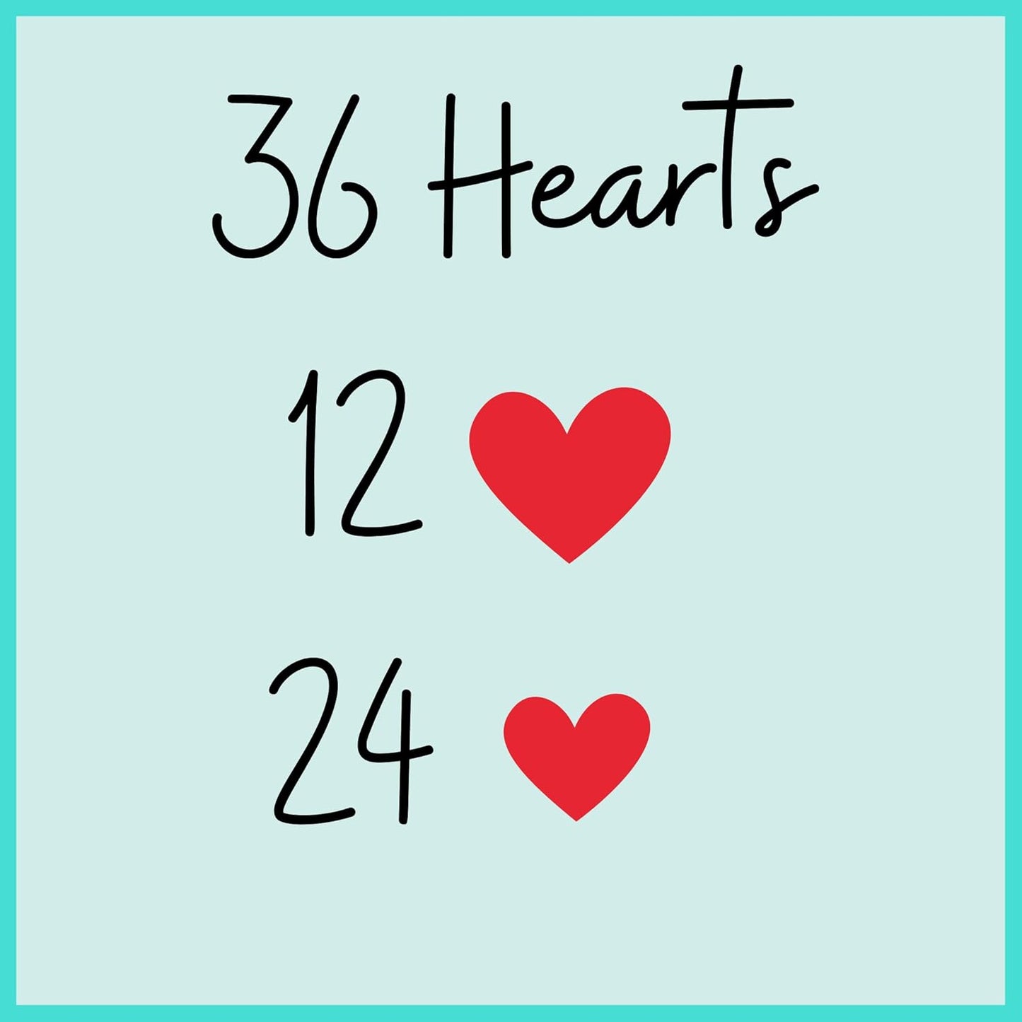 Red Icing Hearts – Edible Royal Icing Decorations for Cakes, Cupcakes, and Cookies by Simply Sucré (72 Hearts)