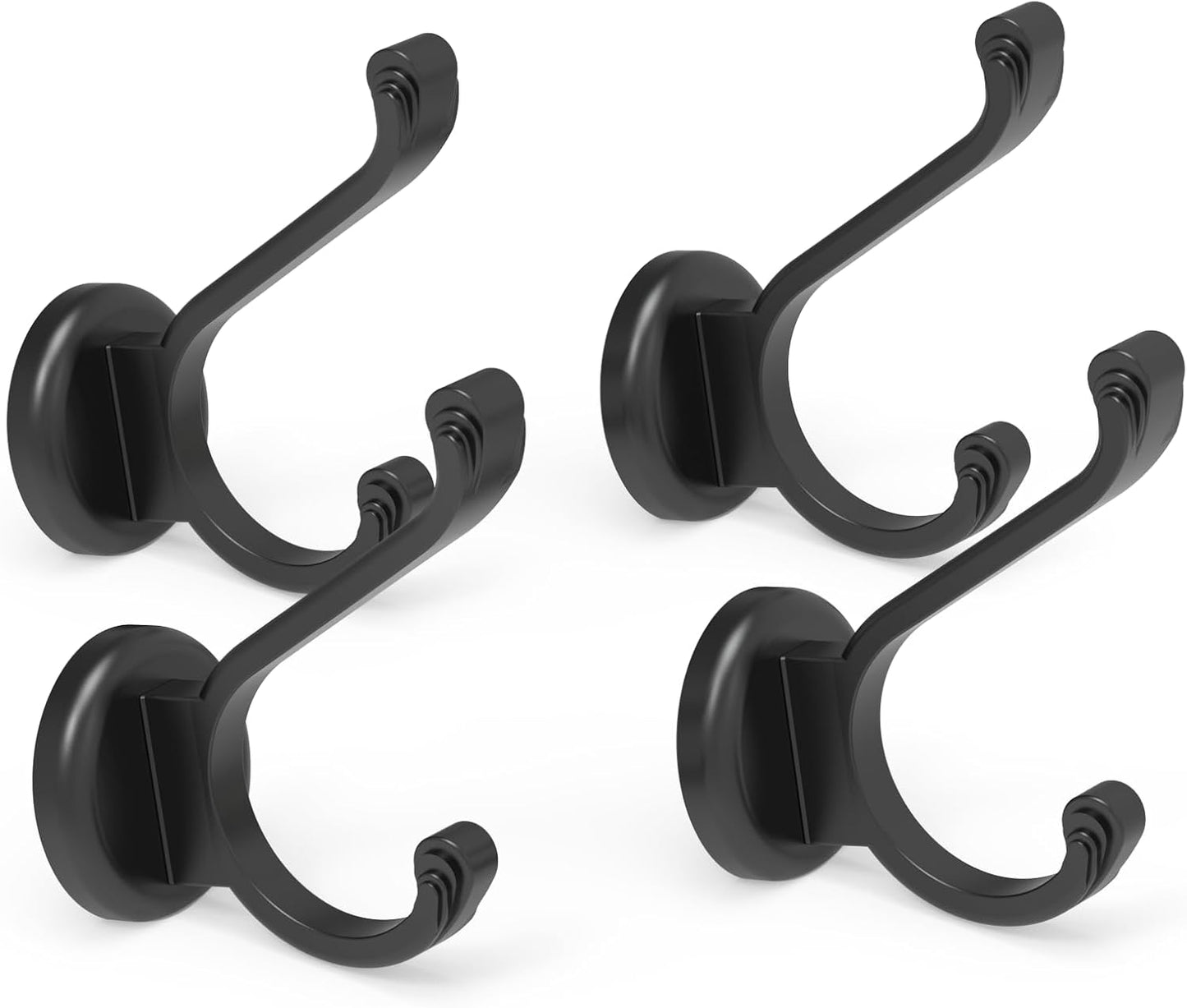 Ant Mag Magnetic Hooks Heavy Duty 140lbs Neodymium Magnet Wall Hooks for Hanging Coats Robes Backpacks Bags Hats Keys Mugs Cups Towels Pack of 4