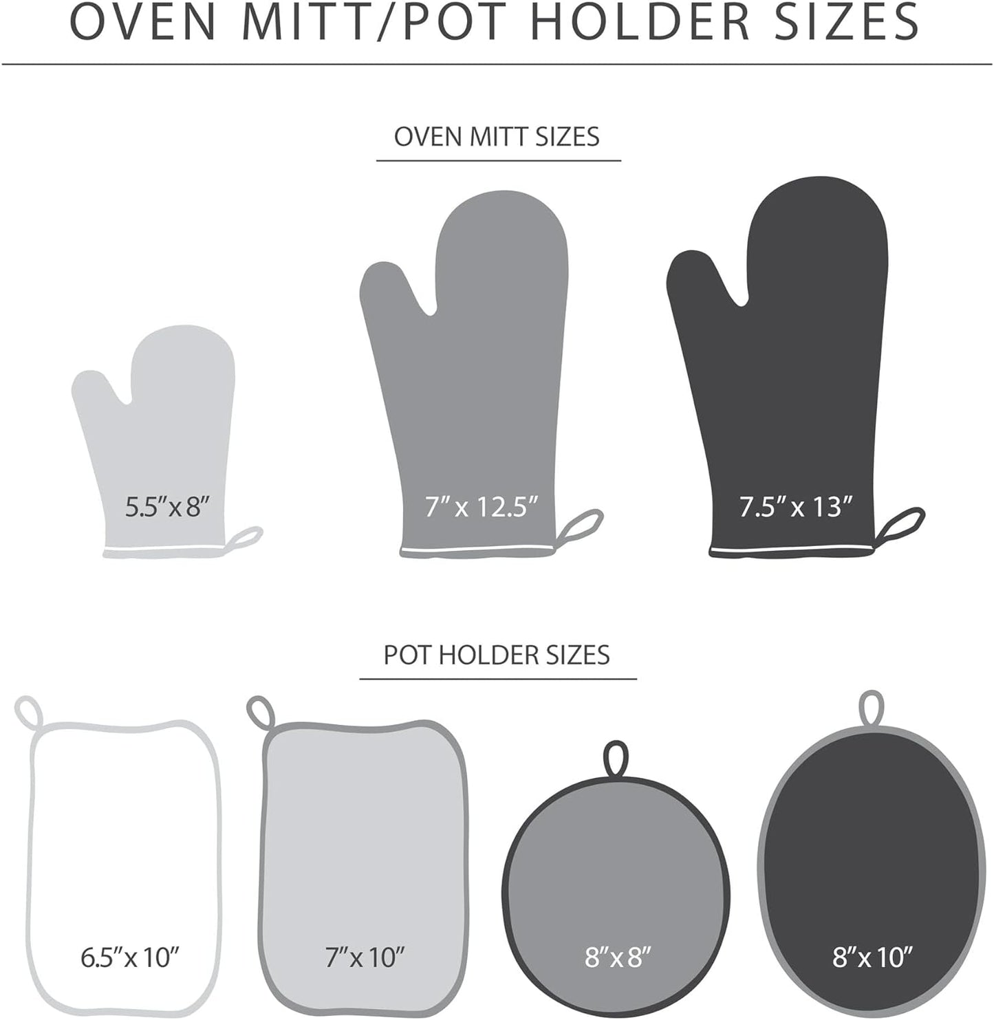 KitchenAid Asteroid Oven Mitt Set, Cobalt Blue 7"x12.5"