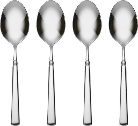 Oneida 2267004C Easton Fine Flatware Dinner Spoons, Set Of 4, 7.3" L x 1.71" W