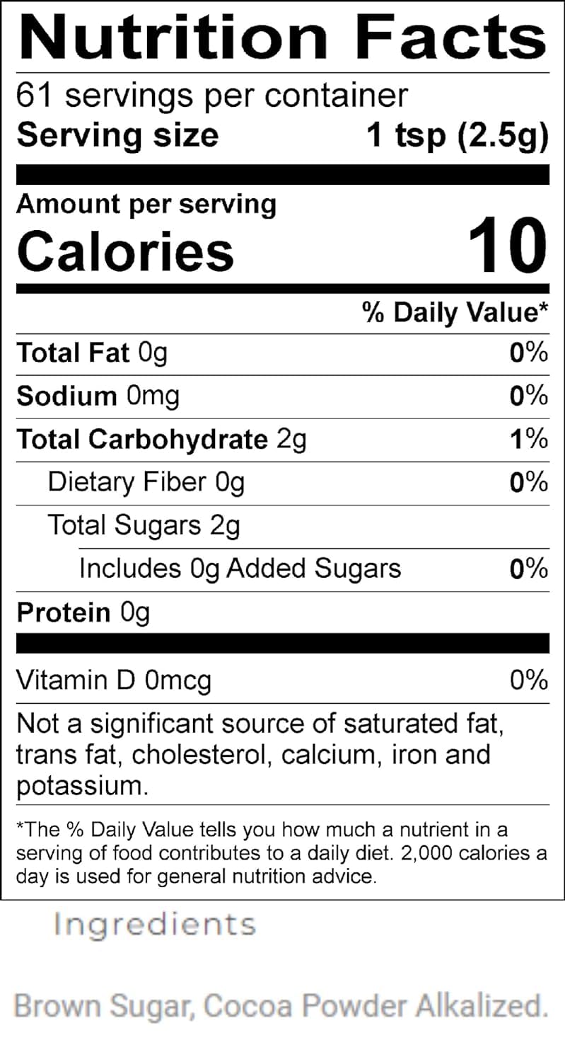 Upouria Chocolate Flavored Shakable Topping for Coffee, Lattes, Desserts, Gourmet Cocoa Taste, 5.5oz