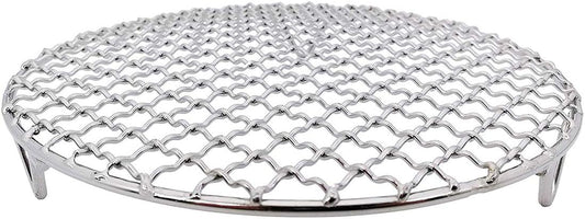 Versatile Round 304 Stainless Steel Cooling Rack Baking,Heat Resistant Rust Proof Sturdy Durable Dia 7.9"