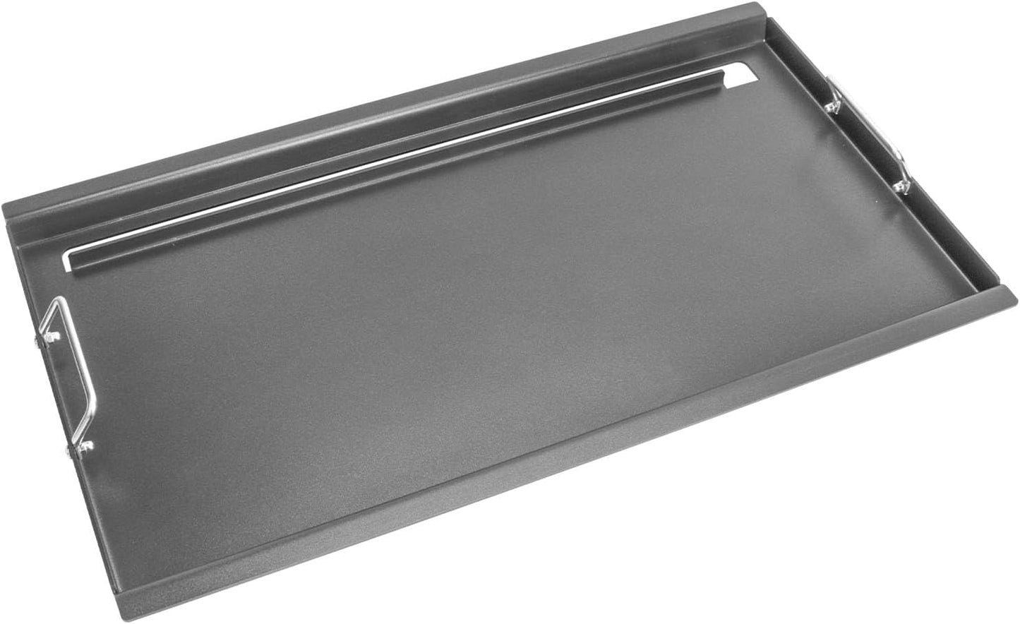 Full Size Griddle Inserts for Weber Summit 600 Series Grills, Flat Top Griddle for Summit E/S 640/650/660/670 Gas Grills with a Smoker Box, Replacement Parts for Weber 67552 Grates