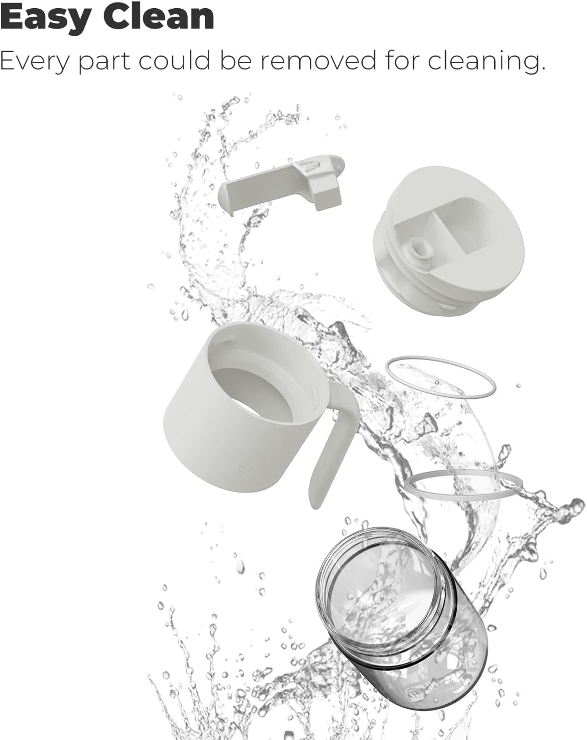 Zuutii Olive Oil Dispenser Bottle 18.6oz – Auto Flip Glass Vinegar Bottle with No-Drip Spout for Kitchen Cooking, Oil and Sauce Dispenser, Light Cream