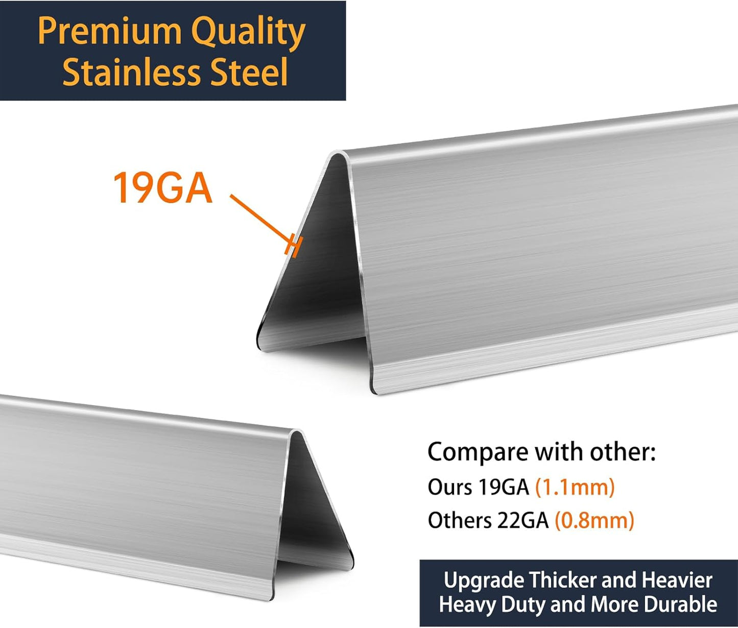 Grill Replacement Parts for Weber Genesis 300 Series Flavorizer Bars Heat Deflector Burner Tube Set Kit for Weber Genesis Grill Parts E310 E320 E330 EP310 EP320 EP330