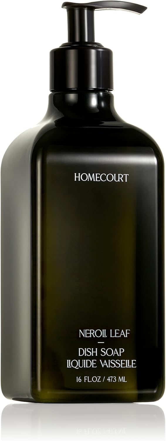 Homecourt Dish Soap, Dishwashing Liquid with Clean Ingredients, Non-Toxic & Skin-Safe, Safe for People & Pets, Neroli Leaf, 16 fl oz