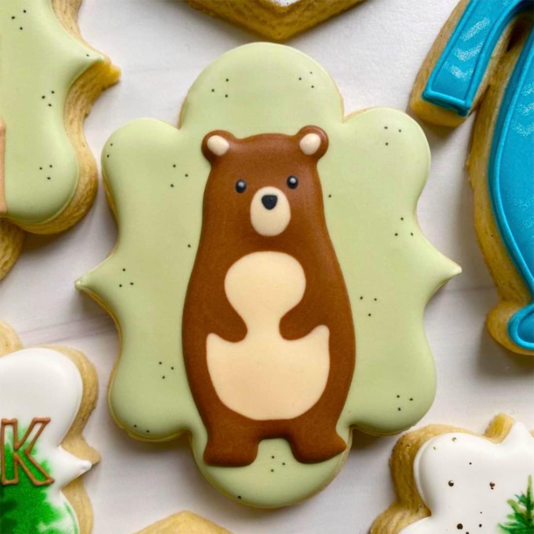 Frame Cookie Cutters 10pcs Stainless Steel Plaque Cookie Cutter Difference Shapes, DIY Fondant Cutters Tiles Metal Pancake Molds for Biscuit Wedding Baking Decorations Holiday Birthday Party