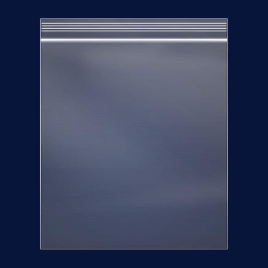 iMailer - 500 Count - 13" x 15" Clear Reclosable Zip Plastic Poly Bags - 2 Gallon Zip Bags for Clothing, T-Shirts, Pants