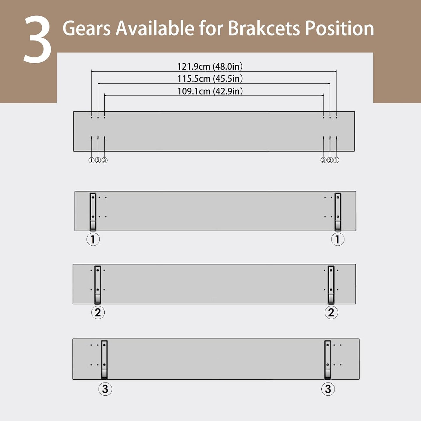 DINZI LVJ Long Wall Shelves, 55.1Inch Wall Mounted Shelves Set of 2, Extra Large Floating Storage Ledges with Sturdy Metal Brackets for Living Room, Bathroom, Bedroom, Kitchen, White