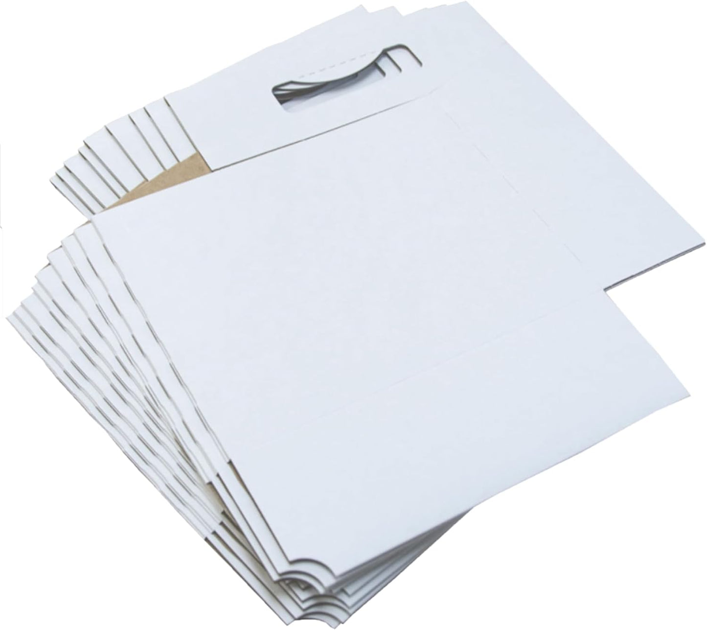 6pk Cardboard Carrier (White, 150ct) | Holds 6pk 12oz Bottles | FAST SAME DAY SHIPPING