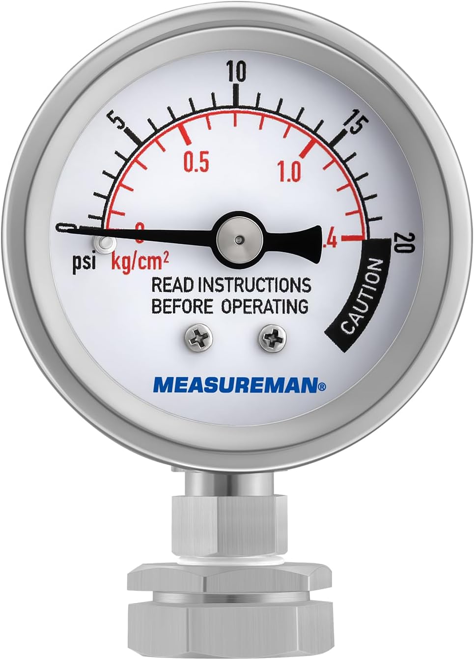 MEASUREMAN Stainless Steel Pressure Cooker Gauge_All Series (Accessory, Pressure Gauge - Fits 37 Quart)