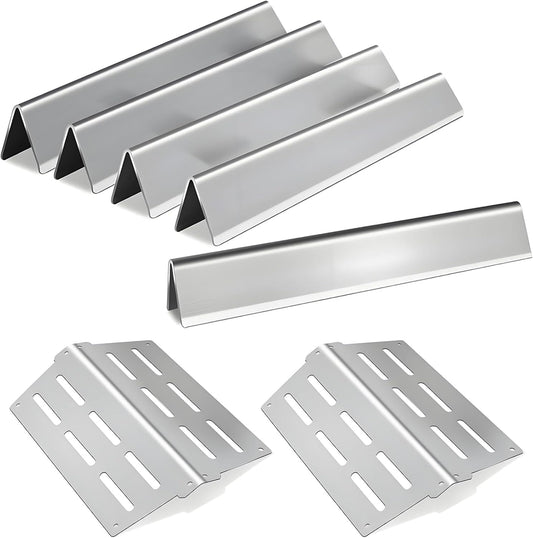 Genesis Grill Parts 17.5" Flavorizer Bars Heat Deflector for Weber Genesis 300 Series Weber E310 E320 E330 EP310 EP320 EP330 Front Control, Grill Replacement Parts for Weber 7620 7622 Accessories