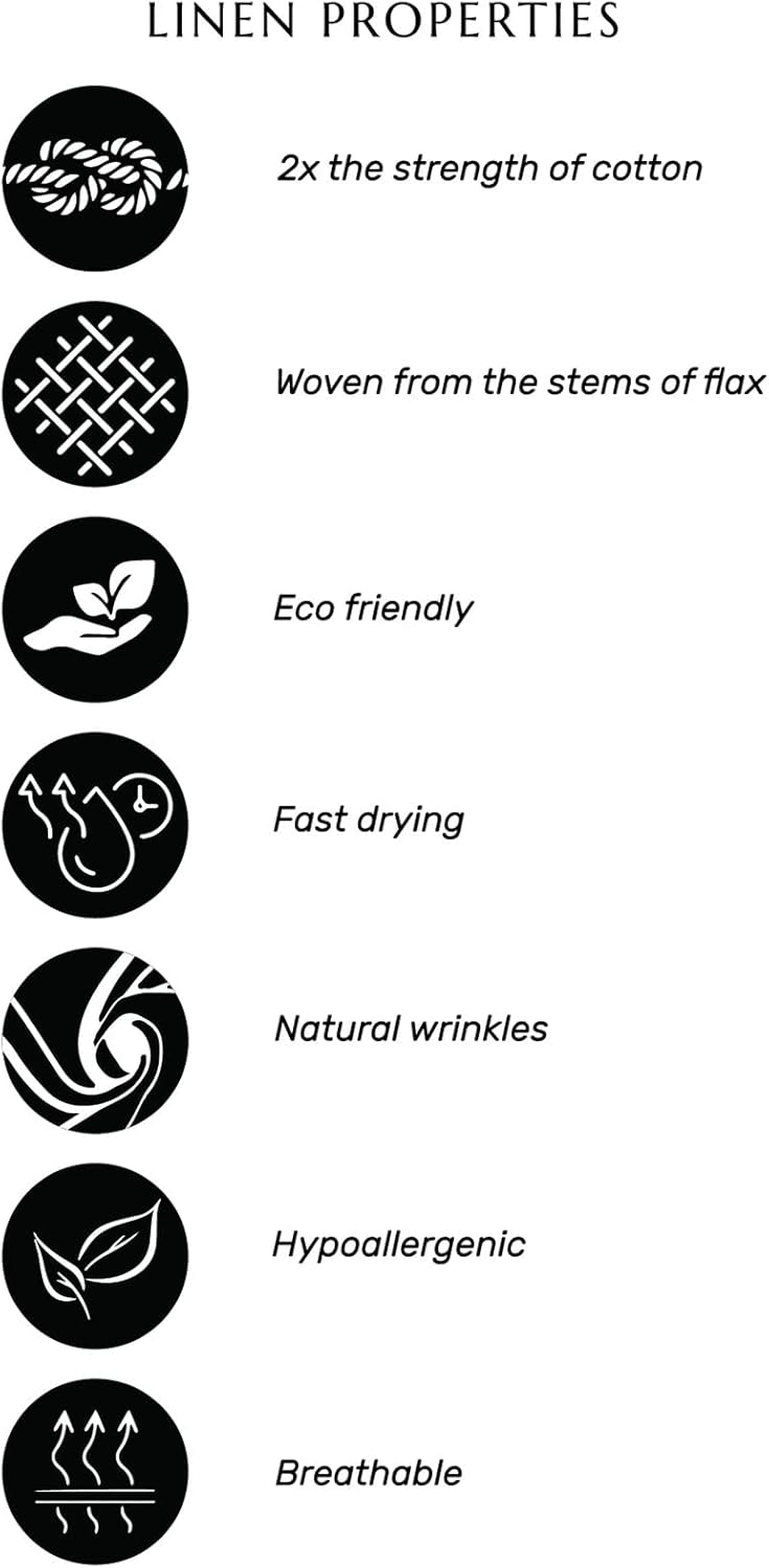 Solino Home Linen Bib Apron for Men & Women - Steel Grey/Black Kitchen Apron with Front Pockets - Handcrafted from European Flax