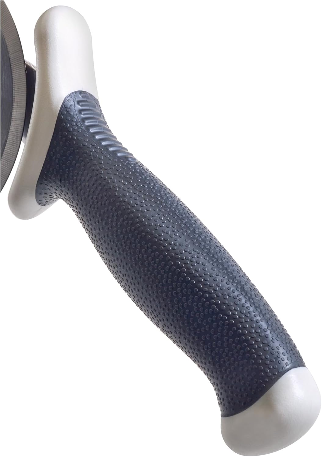 Mercer Culinary Millennia Pizza Cutter with White Handle, 4 Inch Wheel, Stainless Steel