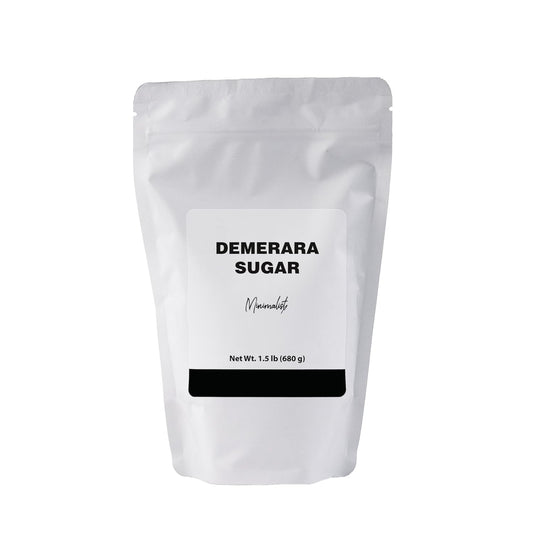 Minimalist Demerara Sugar, Perfect for Baking and Sweetening Beverages (1.5 Pound)
