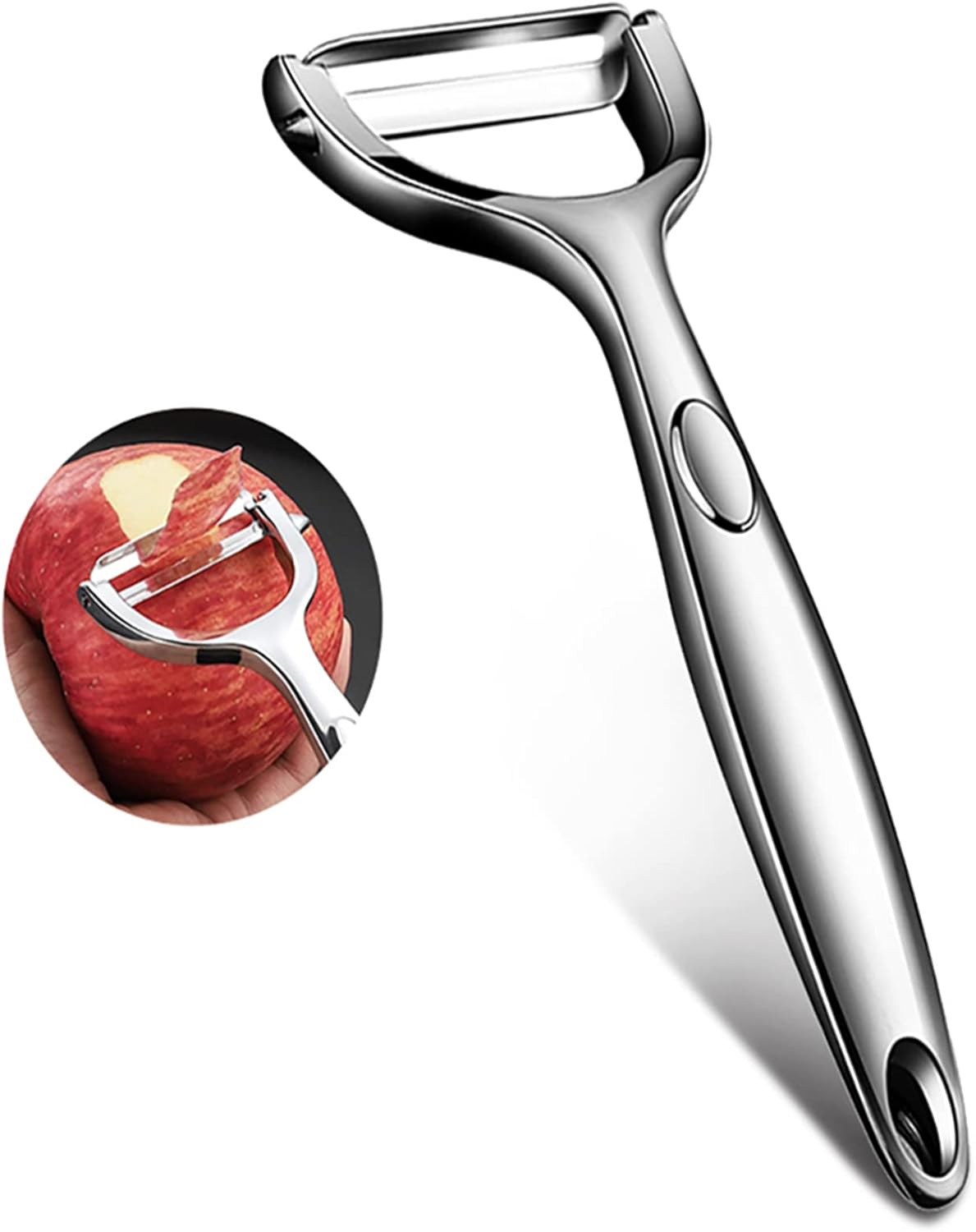 Vegetable Peeler,Fruit,Apple, Potato Peeler Stainless Steel Sharp photato Cutter Y-Shaped kitchen Gadget Peeling Portable Home Kitchen Tools-5 Years of Warranty