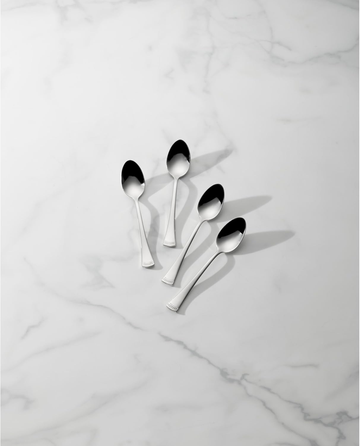 Lenox Portola Teaspoons, Set of 4, 0.35, Stainless