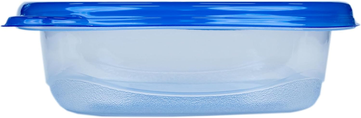 Glad GladWare Entrée Food Storage Containers, Medium Square - Meal Container Holds up to 25 Ounces of Food - Lock Tight Seal, 5 Count - 6 Pack