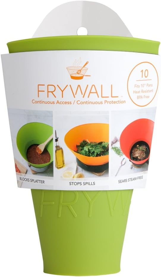 Frywall 10 (Medium) - Green - Splatter Guard, as Seen on Shark Tank