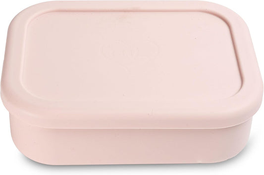 Ullabelle Leak Proof Bento Box Food-Grade Silicone Bento, BPA, Phthalate, Lead, & PVC Free - Bento Lunch Box for Daycare, Kids, & Adults - Leak Resistant Sets With Lids Snack Box Container (Peach)