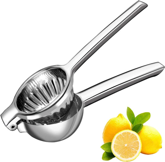 Lemon Squeezer Large Lemon Juicer Hand Citrus with Premium Quality Solid Metal Stainless Steel Lemon Squeezers Manual Citrus Press