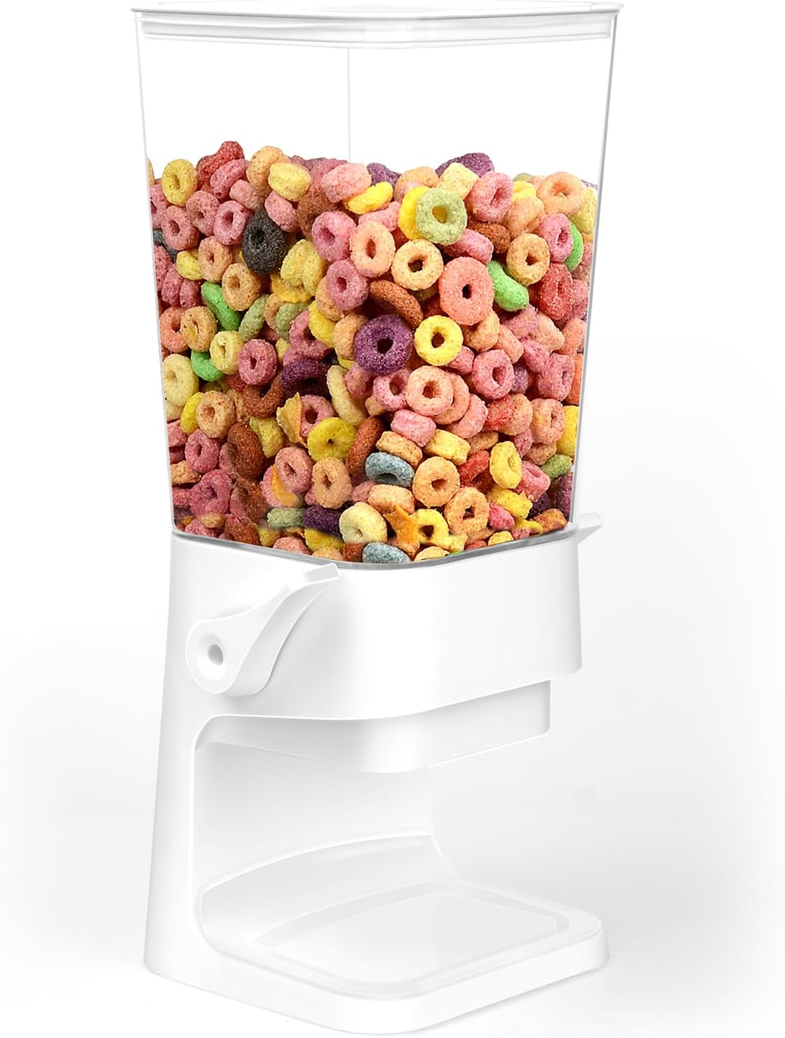 Cereal Dispenser Countertop with 4 Pack Bowls and Spoons 5.5 Qt Large Cereal Storage Container Holder for Pantry Dry Food Nut Dispenser Snack Candy Organizer Kitchen Organization for Oatmeal Granola