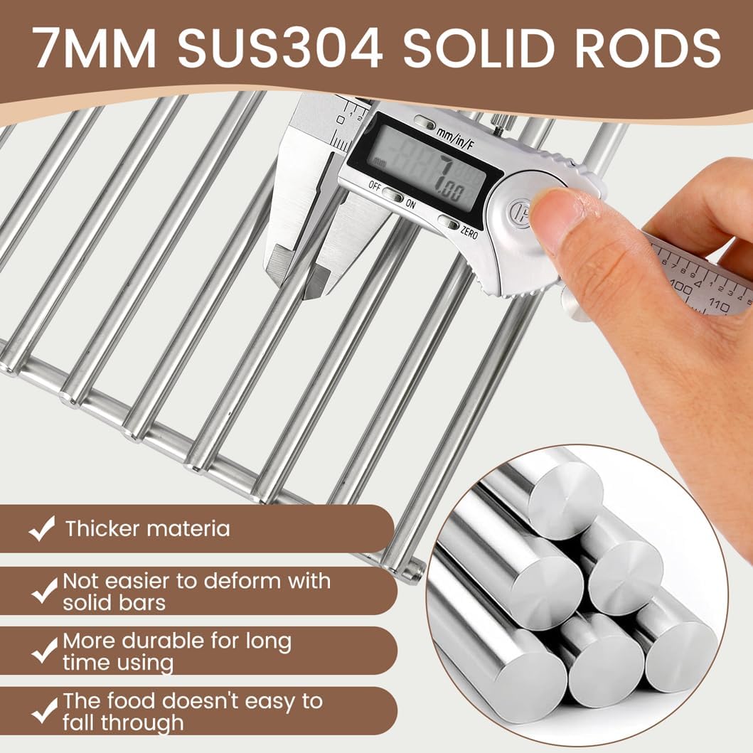 SF159C (3-Pack) 16 1/4" Stainless Steel Cooking Grid for Backyard Grill BY12-084-029-98, BY13-101-001-13, BY14-101-001-04, GBC1255W, GBC1355W-C, GBC1460W