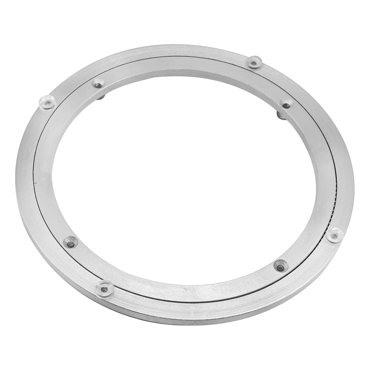 Aluminium Alloy Turntable Bearing, Heavy Duty Swivel Turntable Lazy Susan Rotating Bearing Turntable Round Dining Table Smooth Swivel Plate Hardware (250mm - 10inch)