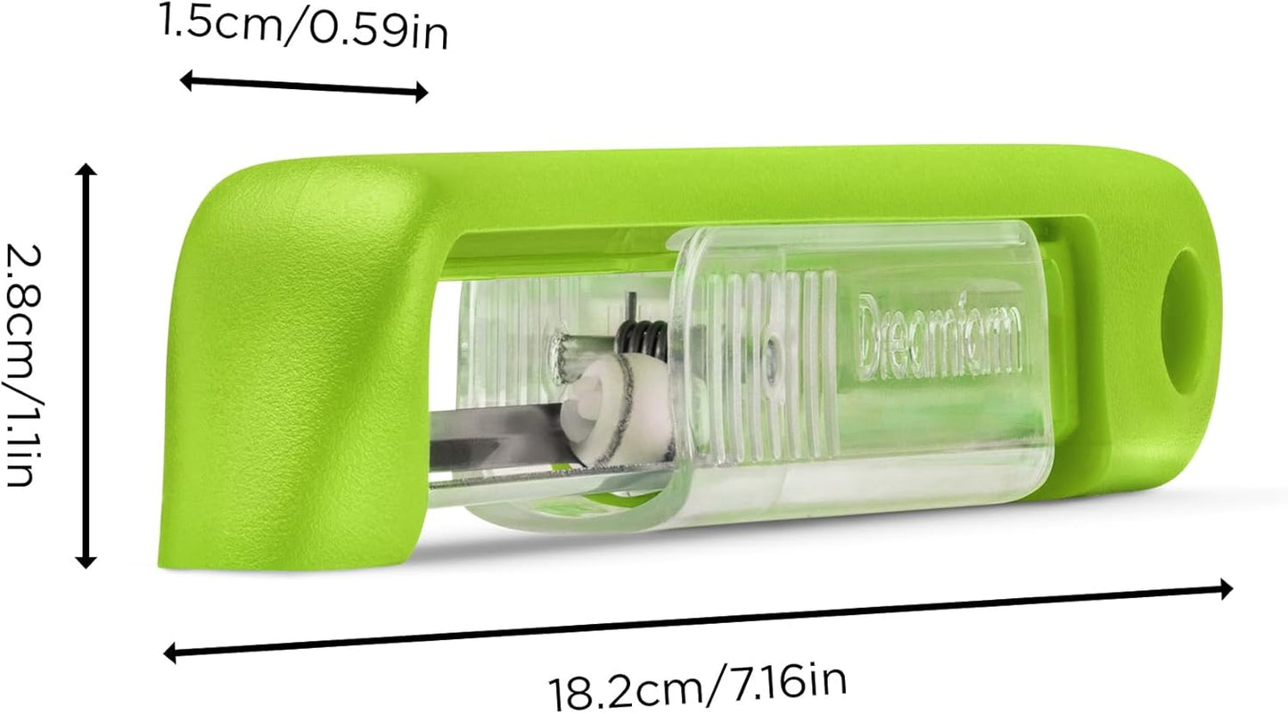 Dreamfarm Sharple Self-Sharpening Vegetable & Food Vertical Speed-Peeler - Green