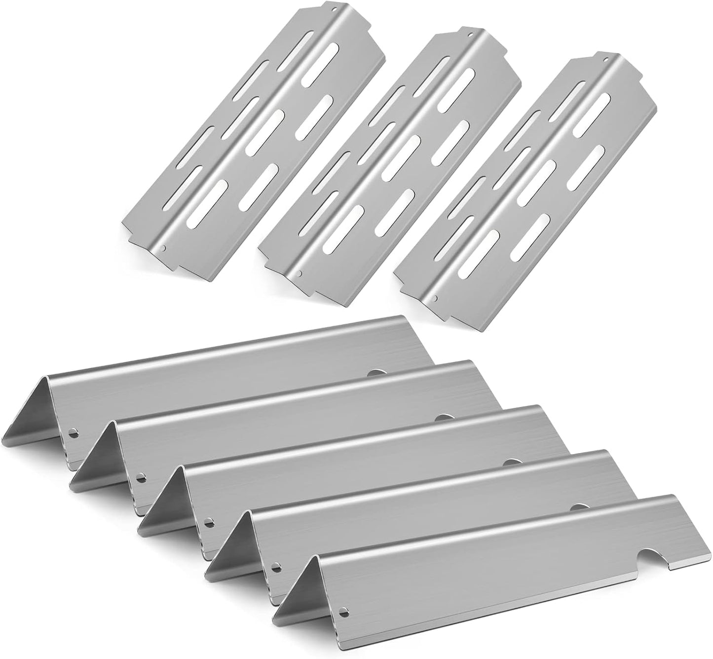 Stainless Steel Grill Flavorizer Bar BBQ Gas Grill Replacement Parts for Weber Genesis II 300 Series Genesis II E-310 E-315 E-330 E-335 S-310 S-335 Gas Grill