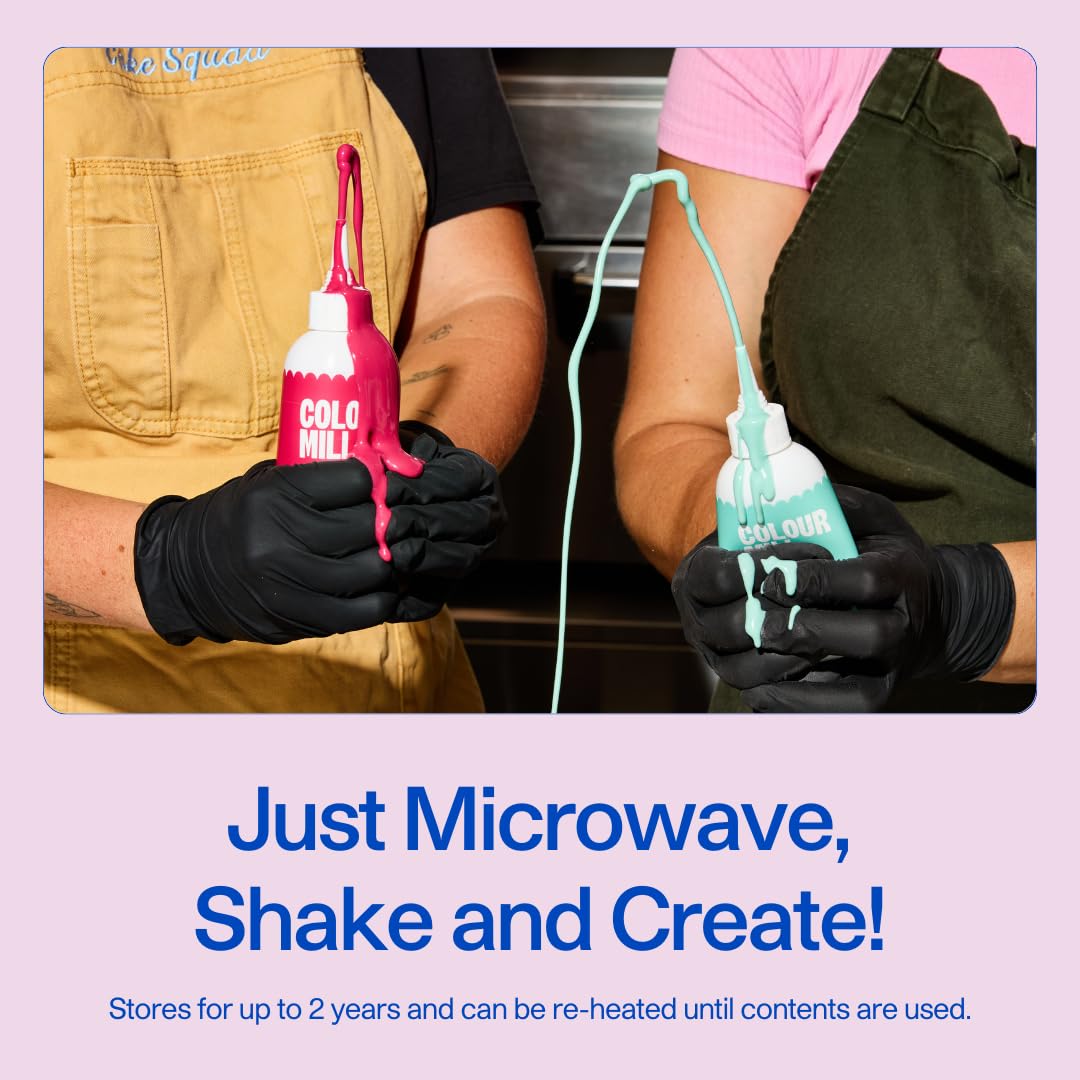 Colour Mill Chocolate Drip Easy-Melt Drizzle for Desserts, 125 Grams Mint