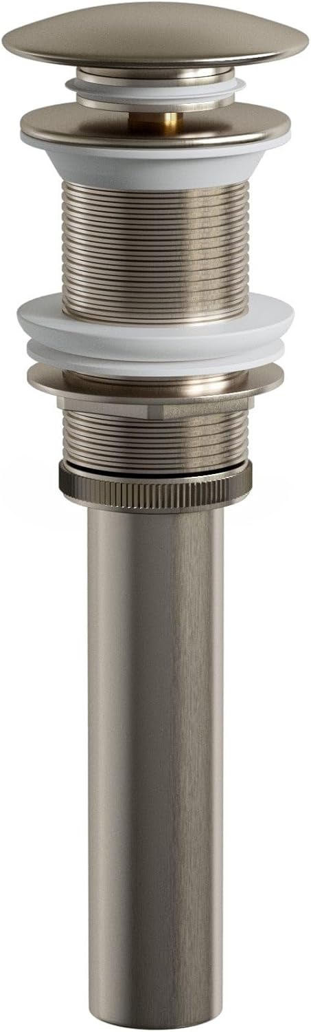 Dowell Pop Up Drain Stopper for Bathroom Vanity/Vessel Sink (Brushed Nickel 6011 0804)