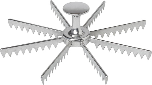 Mrs. Anderson’s Baking Pie Marker, Guideline, and Portion Divider, 8 Slice,Silver