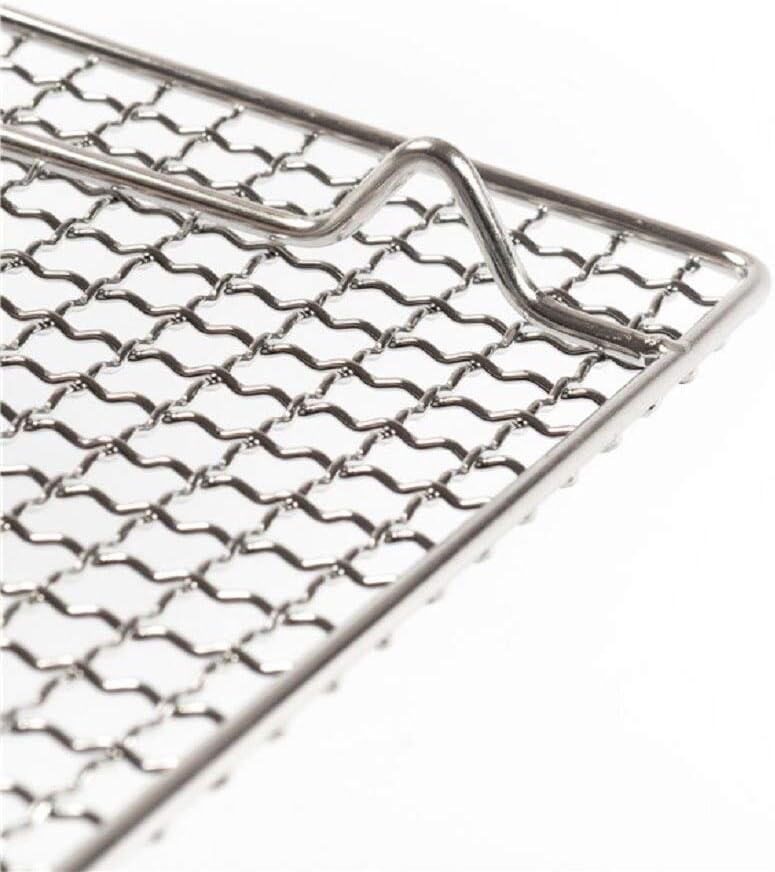 304 Stainless Steel Cooling Rack Versatile Baking Rack Heat Resistant Rust Proof Sturdy Grate 5.9"*5.9"