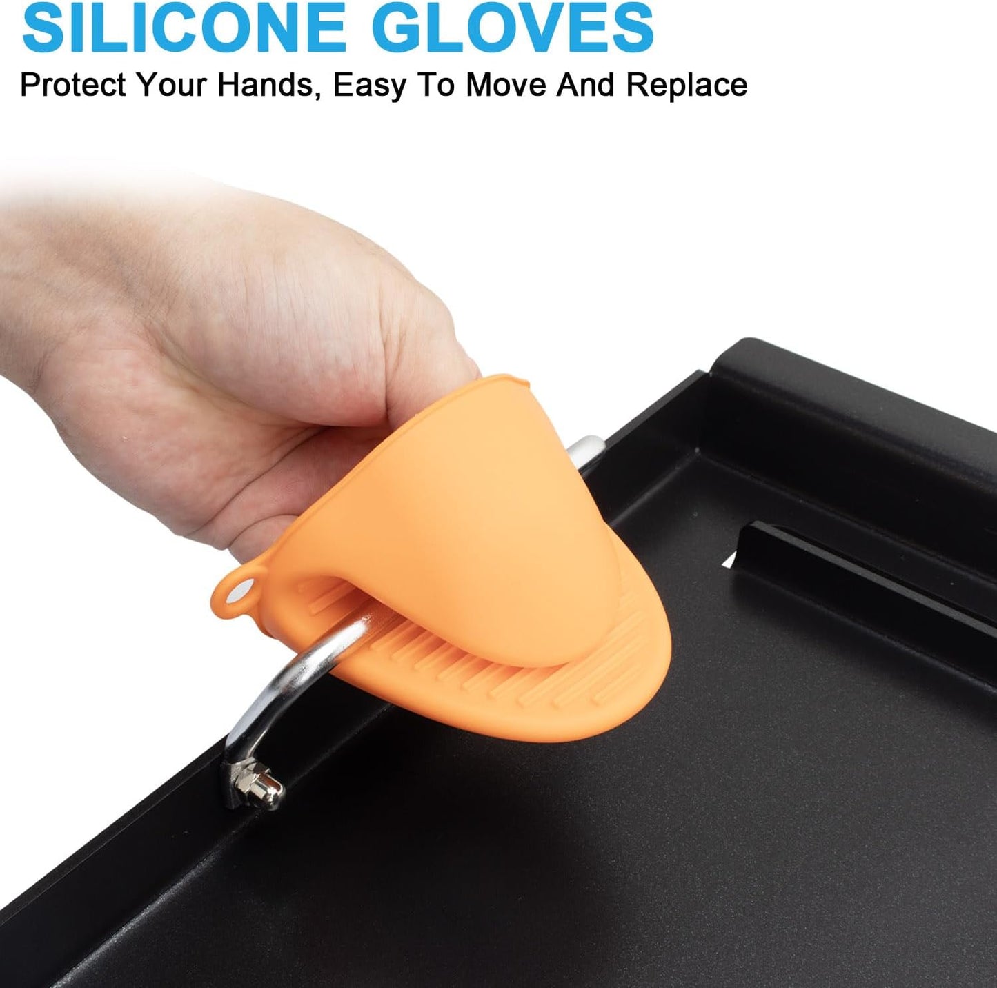 Full Size Griddle for Charbroil Performance 6 Burner Grill, Flat Top Griddle for Charbroil Grill 463245917 463238218 463276517 466245917, 463347017 463349917, Replace for G470-0002-W1 G470-0003-W1