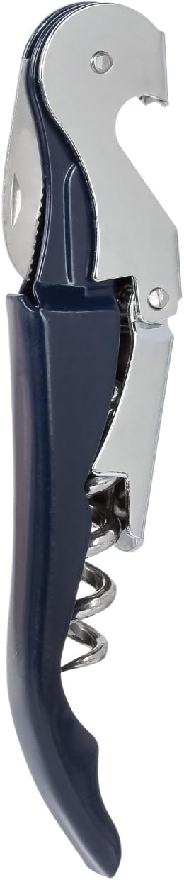 Thirsty Rhino Anggur Double Hinged Waiter's Corkscrew (Set of 12) (Navy Blue)