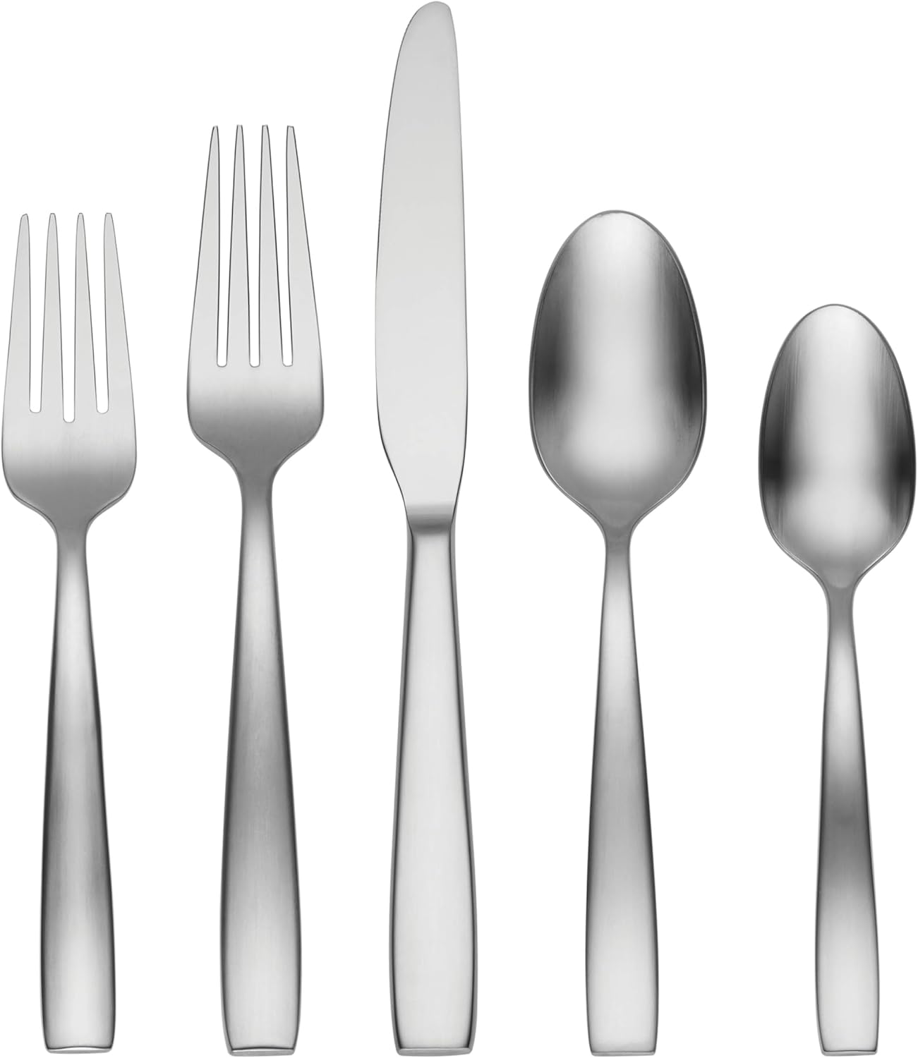 Oneida Everdine Everyday Flatware, 20 Piece, Service for 4, 18/0 Stainless Steel, Silverware Set
