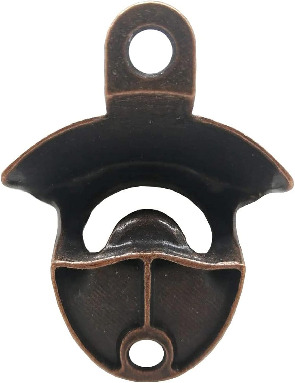 TIHOOD 12PCS Wall Mounted Bottle Opener Vintage Beer Bottle Opener Suitable for Bars KTV Hotels Homes（Red Bronze）