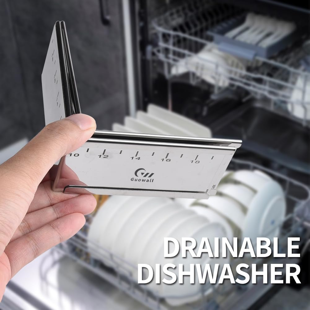 Guowall Stainless Steel Extensible Cake Ring Mold Detachable Square Shaped Mousse Ring Nonstick Cake Mould for Baking Tools - 4in