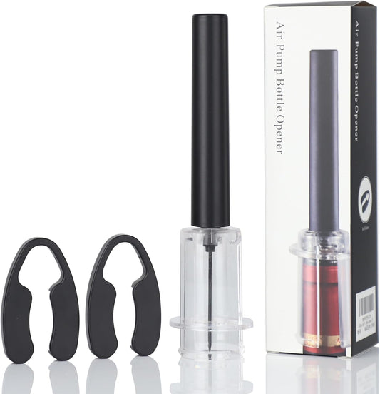 Wine Air Pressure Pump Bottle Opener Set,Simple Wine Pump Cork Remover Corkscrew,Efficient Corkscrew Bottle Opener,Easy Screw Out Tool, Perfect Wine Gift For Wine Lovers. (3)