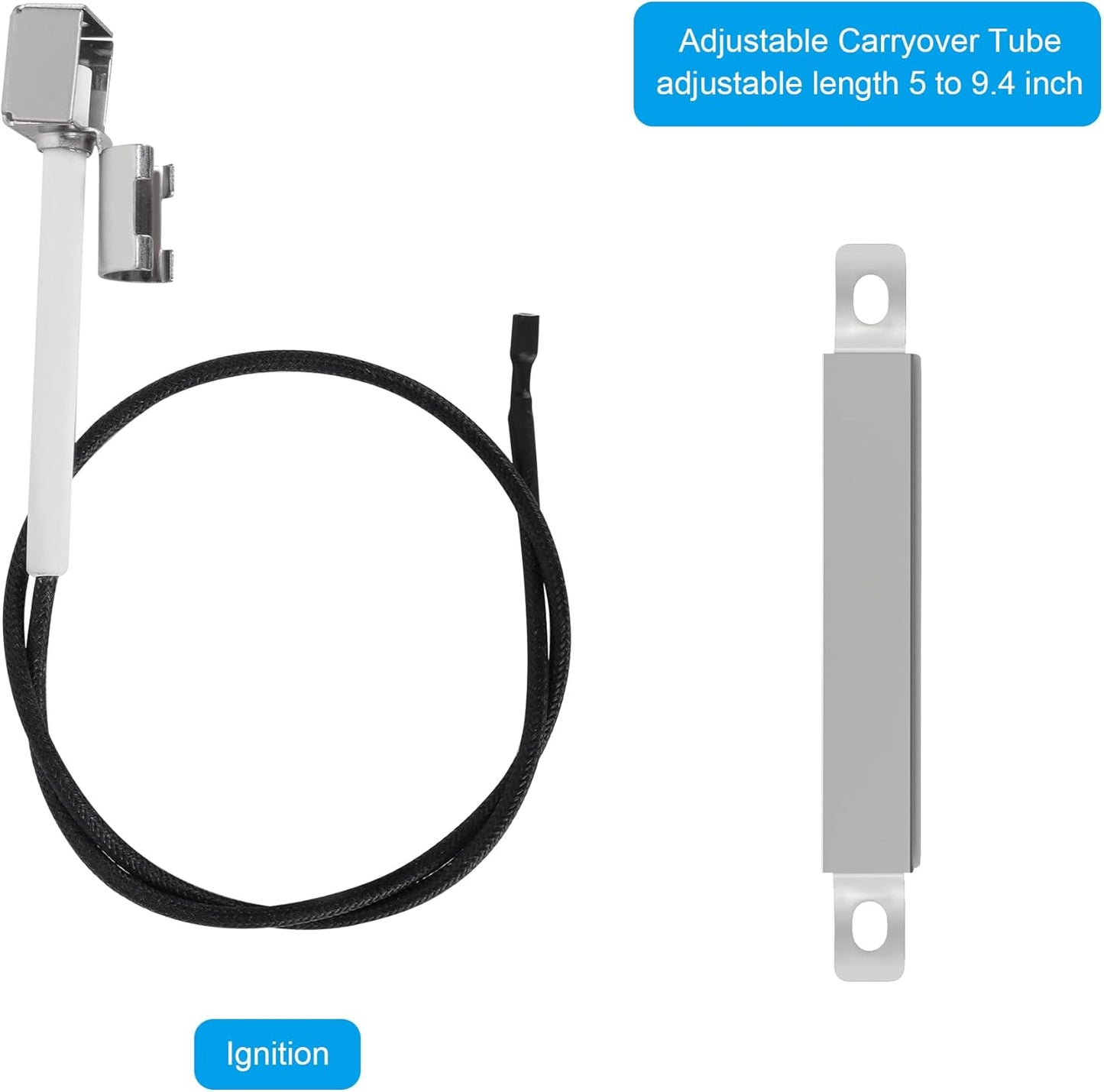 Grill Replacement Parts for Charbroil Performance TRU-Infrared 300 2 Burner 463633316 463672016 Gas Grill,17" Emitter Plates,Heat Tent Plates and Grill Burners for Charbroil G466-2500-W1
