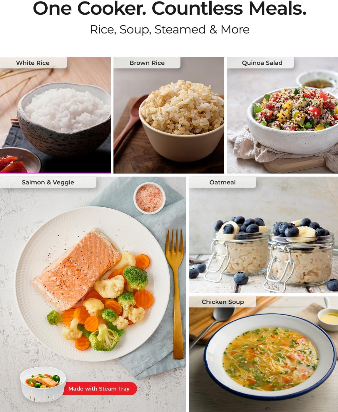 CUCKOO CR-1095 10-Cup (Uncooked) / 20-Cup (Cooked) Basic Rice Cooker and Warmer with Nonstick Inner Pot, Switch Press (White)