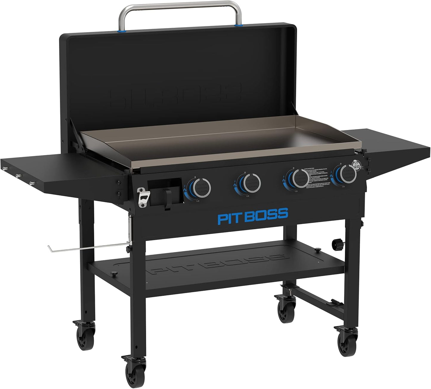 Pit Boss 10963 4-Burner Gas Griddle, Black