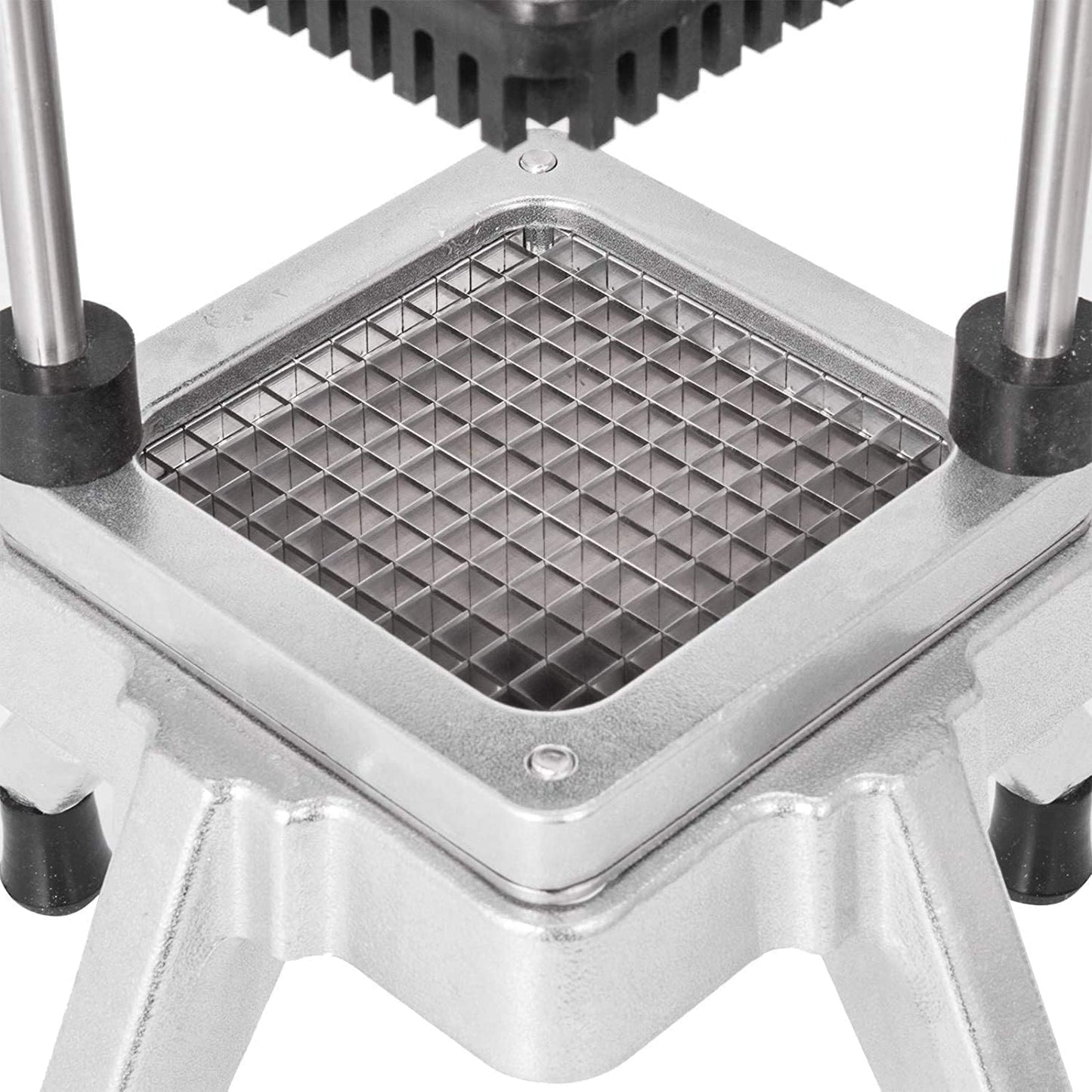 Commercial Vegetable Fruit Chopper W/6-Wedge Slicer&1/4″&3/8″&1/2" Blade Professional Food Dicer French Fry Cutter Onion Slicer Stainless Steel For Tomato Peppers Potato Mushroom