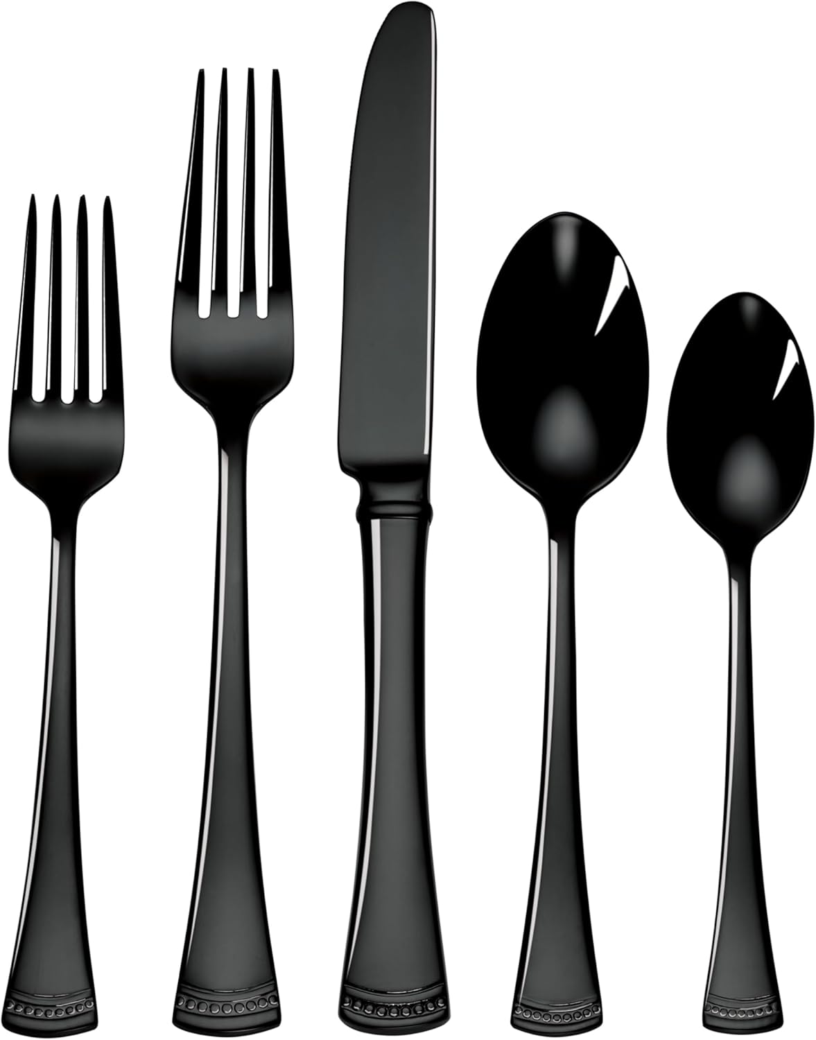 Lenox 893677 Portola Black 20-Piece Flatware Set