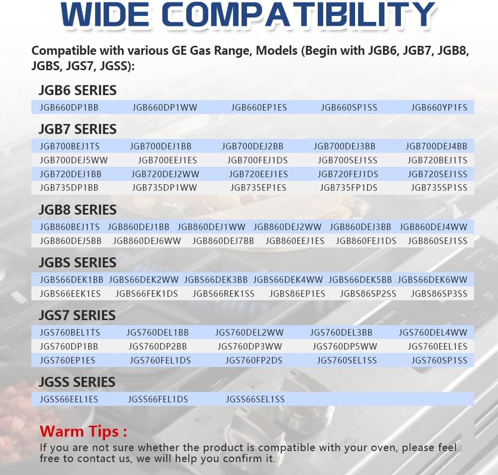 [Upgraded] WB31X24738 Gas Range Griddle, Griddle Plate Replacement Part fit for GE Stove, Cast Iron Center Griddle, Replaces WB31X24998